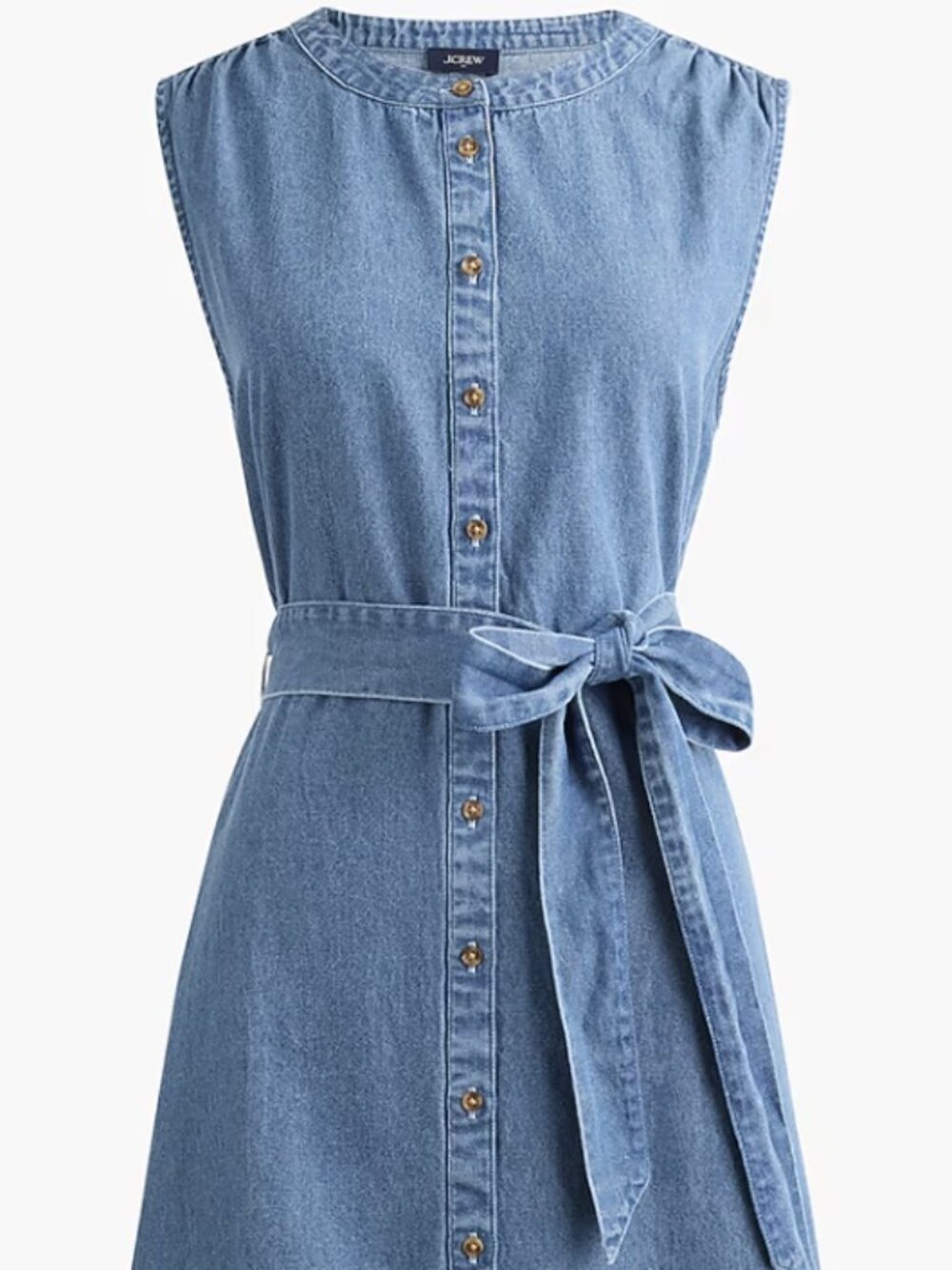 NWT Chambray Mini shirt-dress J.Crew